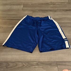 Nike Boy’s Royal Blue Athletic Shorts with White Accents
